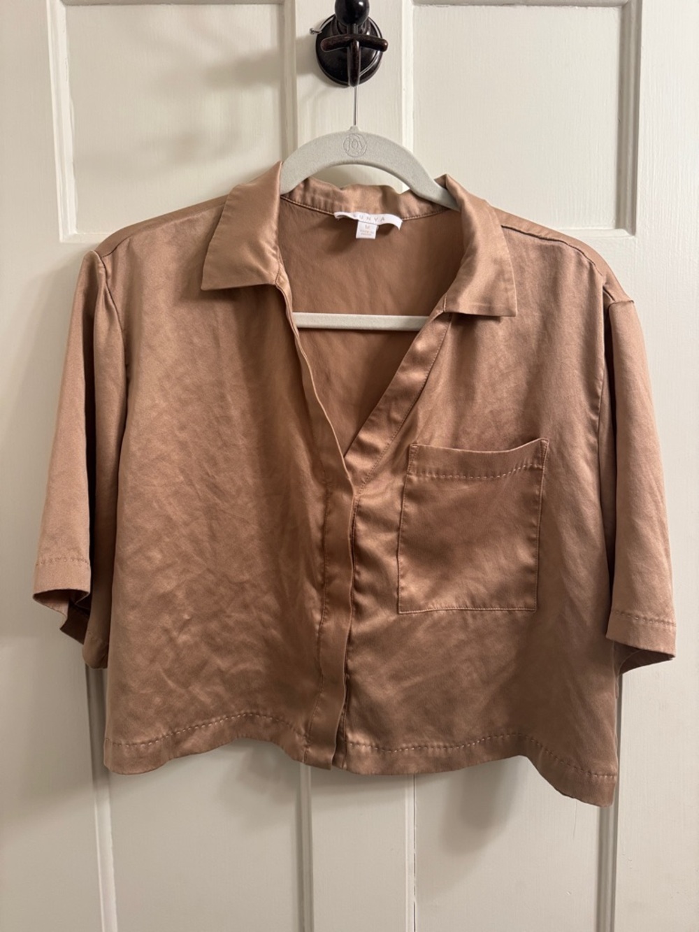 lunya washable silk top